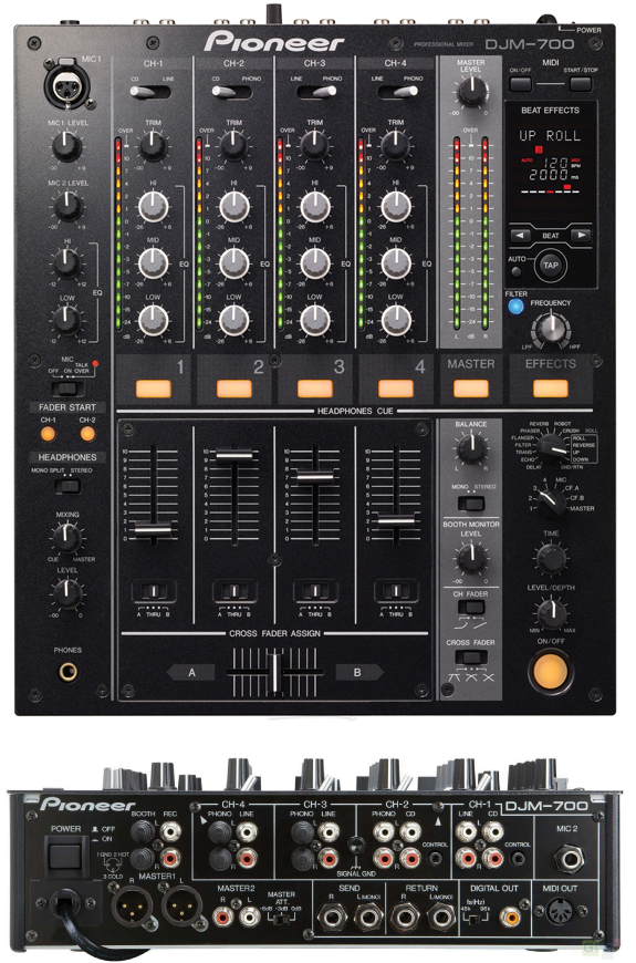 【名機】Pioneer DJ DJM-700-K  DJミキサー