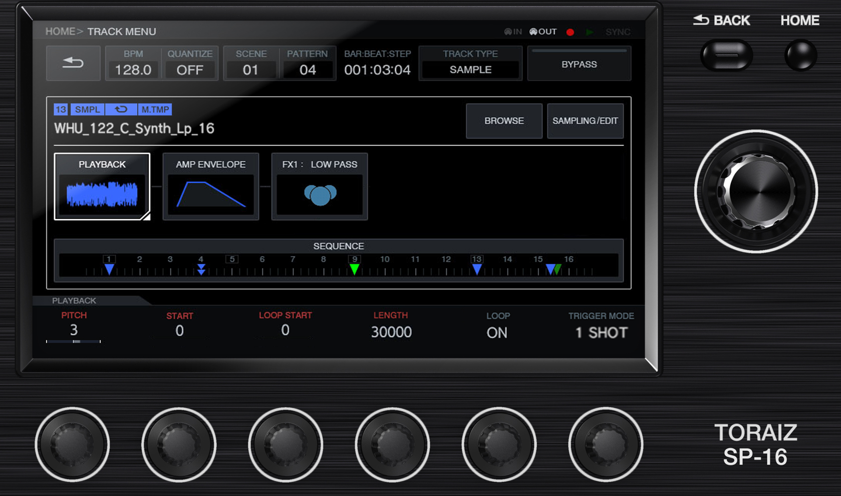 PIONEER DJ TORAIZ SP-16