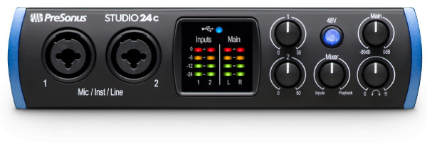 PreSonusのオーディオインターフェイス、Studio 24cのご紹介です！
