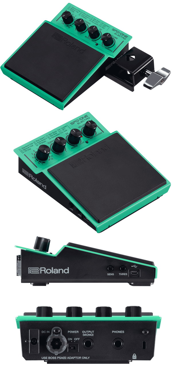 ダークブラウン 茶色 ROLAND SPD-1K SPD ONE KICK 電子パーカッション