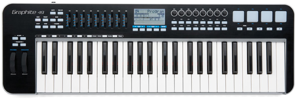 SAMSONのMIDIキーボード・コントローラー、Graphite49のご紹介です。