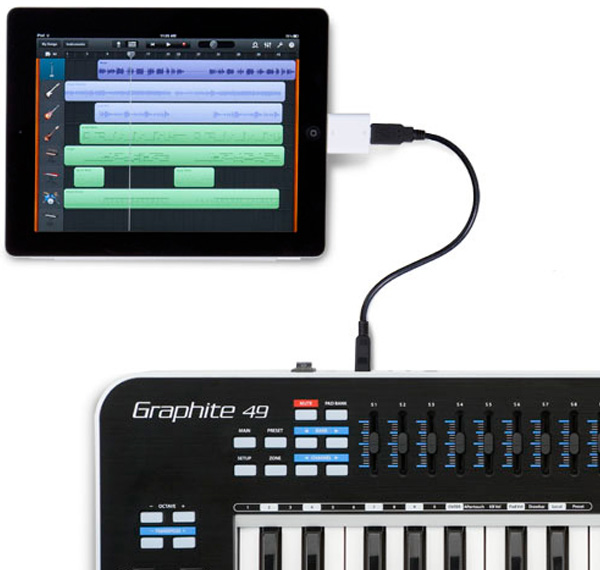 SAMSONのMIDIキーボード・コントローラー、Graphite49のご紹介です。 SAMSONのMIDIキーボード・コントローラー、Graphite49のご紹介です。