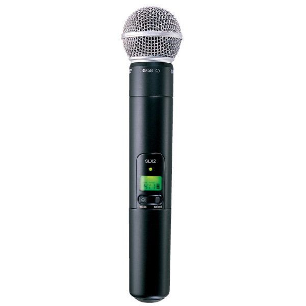 Shure SLXワイヤレスシステム採用ワイヤレスマイクSLX2/SM58のご Shure SLXワイヤレスシステム採用ワイヤレスマイクSLX2/SM58のご