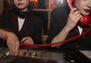 YUBZ/ヘッドホン/Retro Handset RED -DJ機材アナログレコード専門店