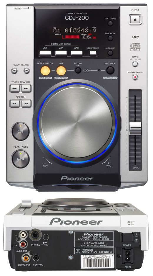 中古品】【2台セット】Pioneer/DJプレーヤー/CDJ-200 -DJ機材アナログ ...