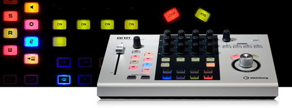 Steinbergより、Cubase 専用のコントローラー CC121のご紹介です。