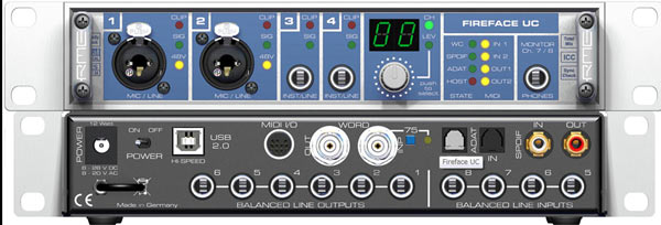 RME Fireface UC オーディオインテーフェイス