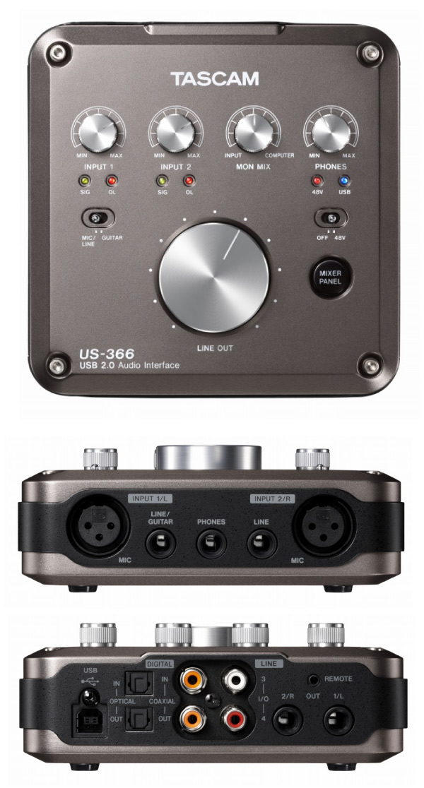 オーディオインターフェイス TASCAM US-366