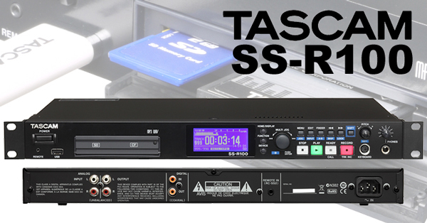 SDカードプレイヤー TASCAM SS-R100-