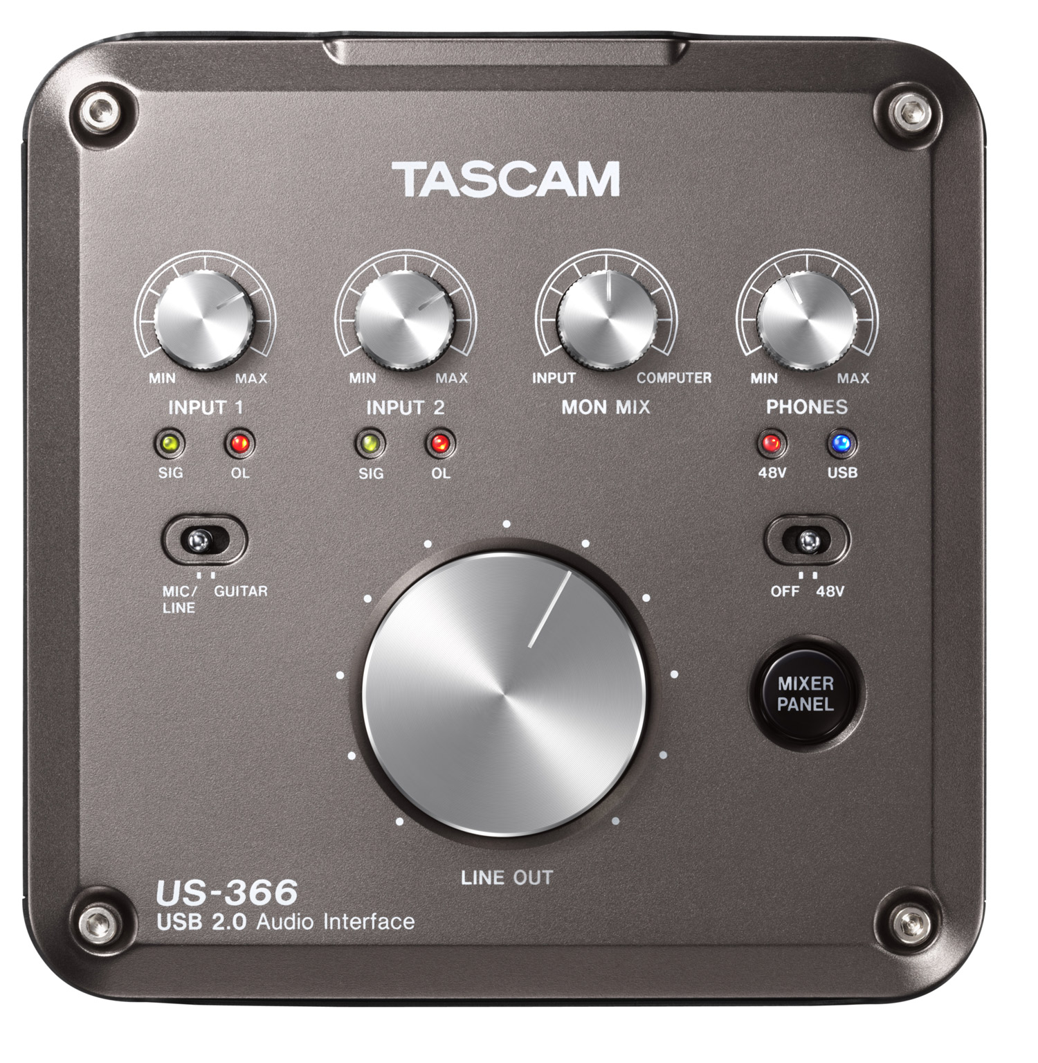 TASCAM US-366 拡大写真1
