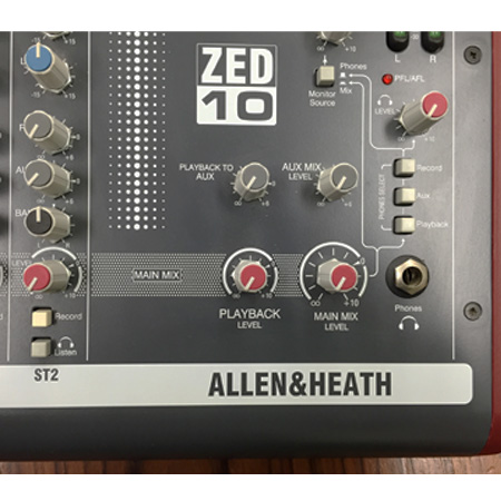 中古品】 ALLEN & HEATH/ミキサー/ZED-10(ZED1002) -DJ機材アナログ