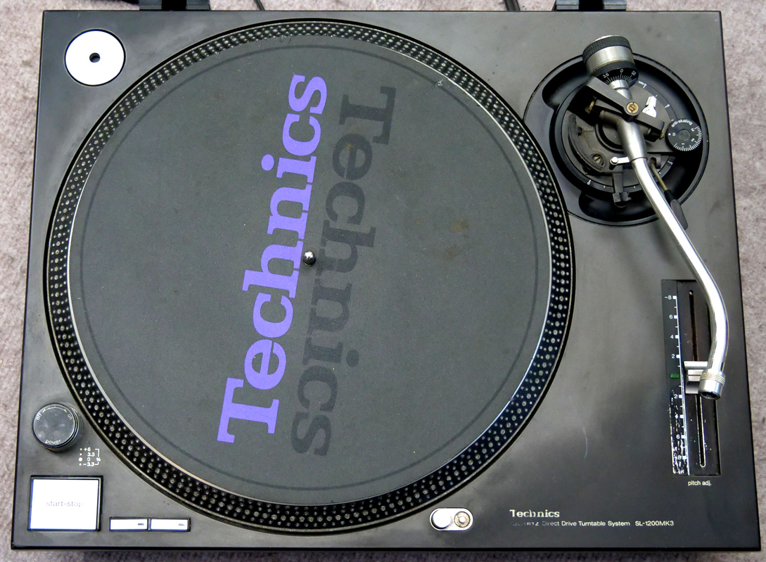 中古品】Technics/ターンテーブル/SL-1200MK3(ブラック) -DJ機材 