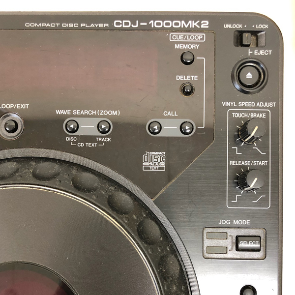 【ジャンク品】Pioneer DJ/CDプレーヤー/CDJ-1000MK2 -DJ機材アナログレコード専門店OTAIRECORD