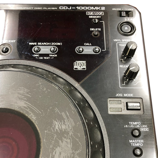 中古品】Pioneer DJ/CDプレーヤー/CDJ-1000MK2 -DJ機材アナログ