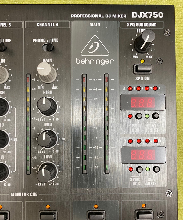 中古品】BEHRINGER/DJミキサー/DJX750 -DJ機材アナログレコード専門店