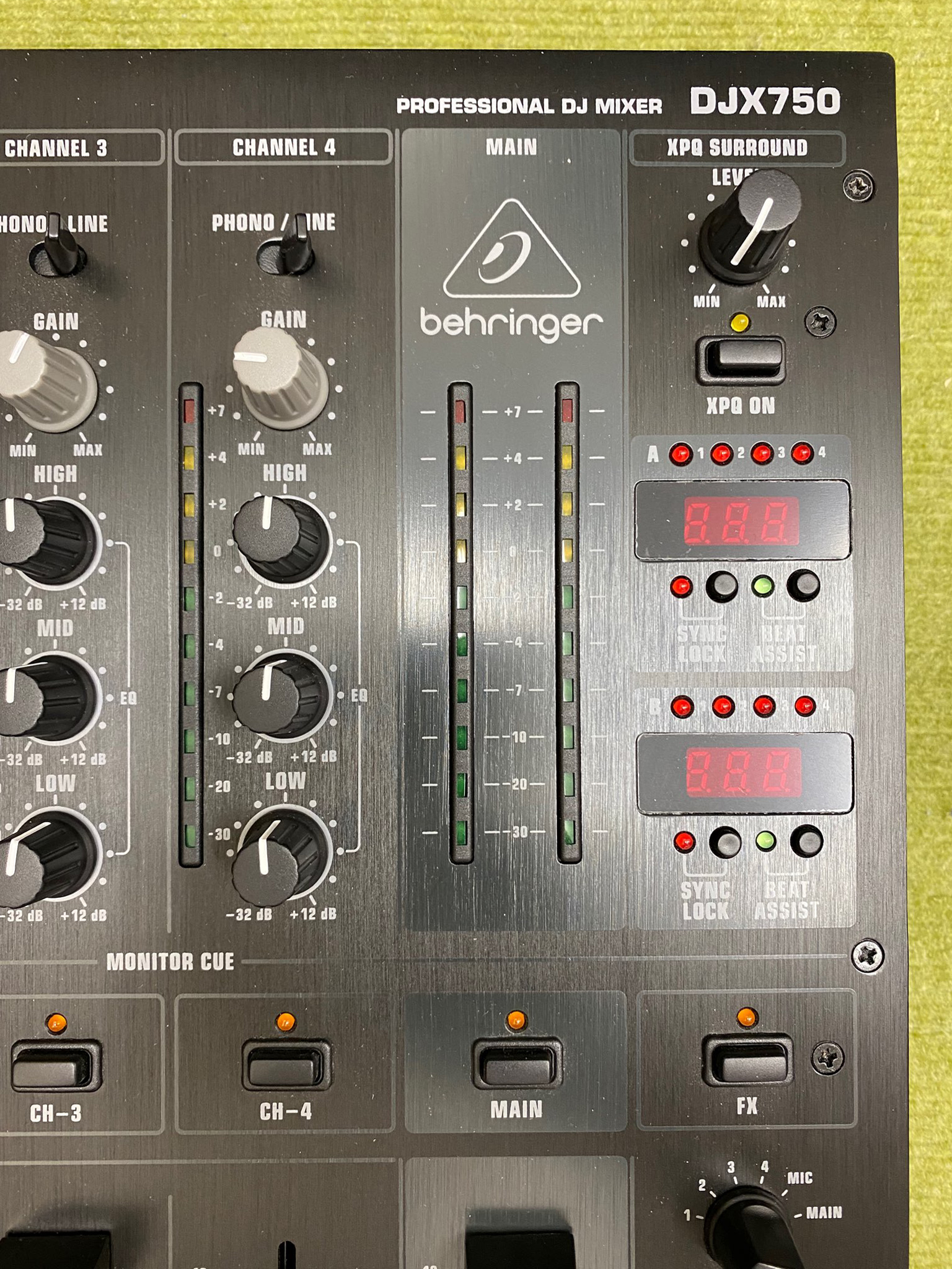 中古品】BEHRINGER/DJミキサー/DJX750 -DJ機材アナログレコード専門店