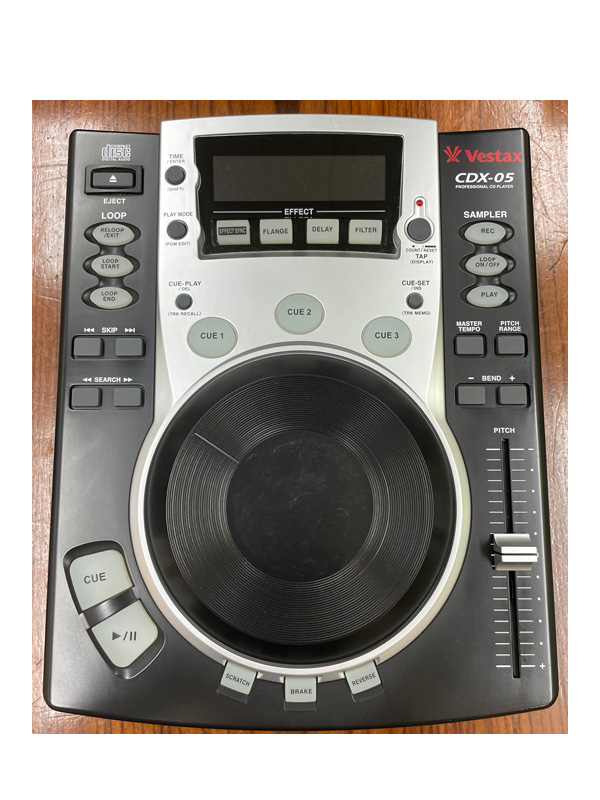 【中古品】Vestax/CDJ/CDX-05MBK（ブラック） -DJ機材アナログレコード専門店OTAIRECORD