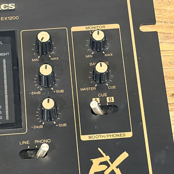 中古品】Technics/DJミキサー/SH-EX1200 -DJ機材アナログレコード専門