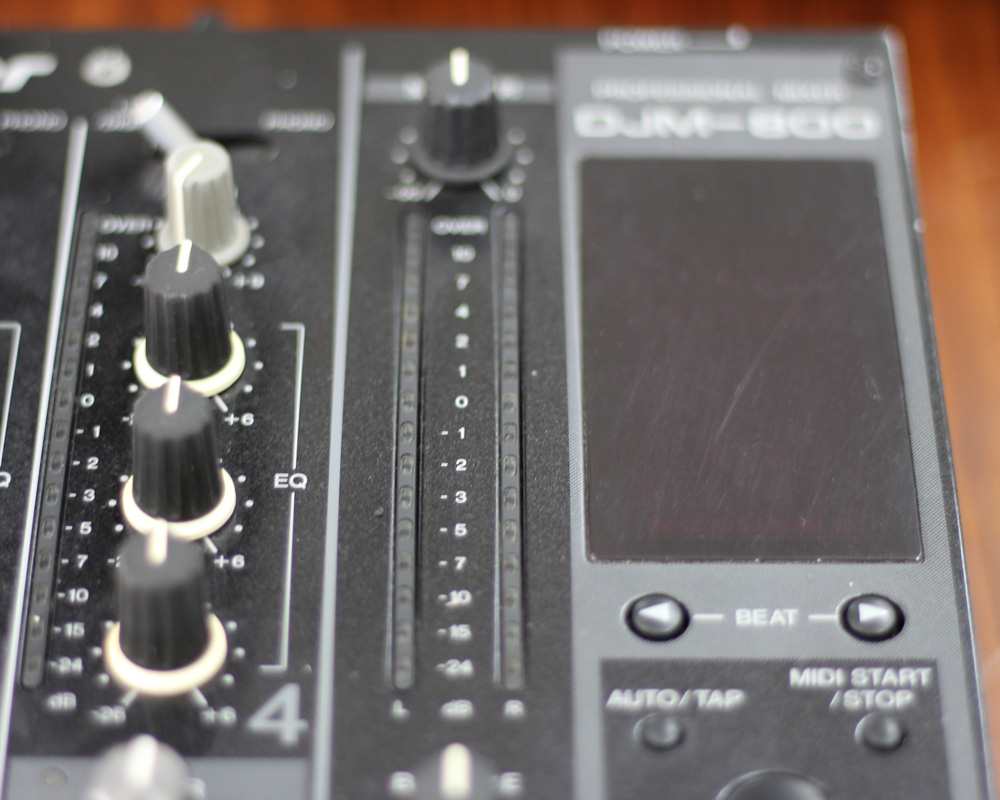 中古品】PIONEER/DJミキサー/DJM-800 -DJ機材アナログレコード