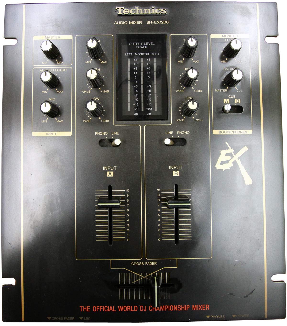 【中古品】Technics/DJミキサー/SH-EX1200 BK -DJ機材アナログレコード専門店OTAIRECORD