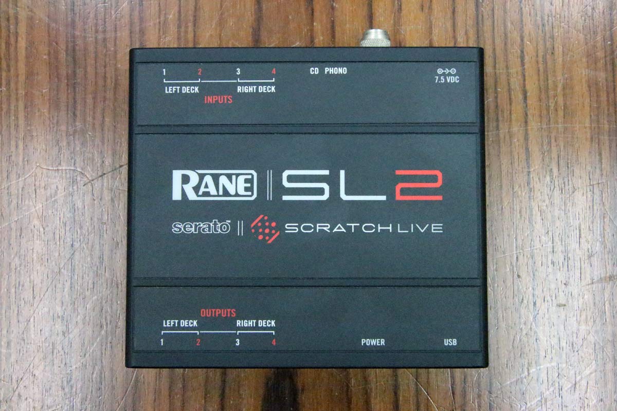 RANE SL2 オーディオインターフェース RANE/Scratch Live 2(SL2)の紹介です。