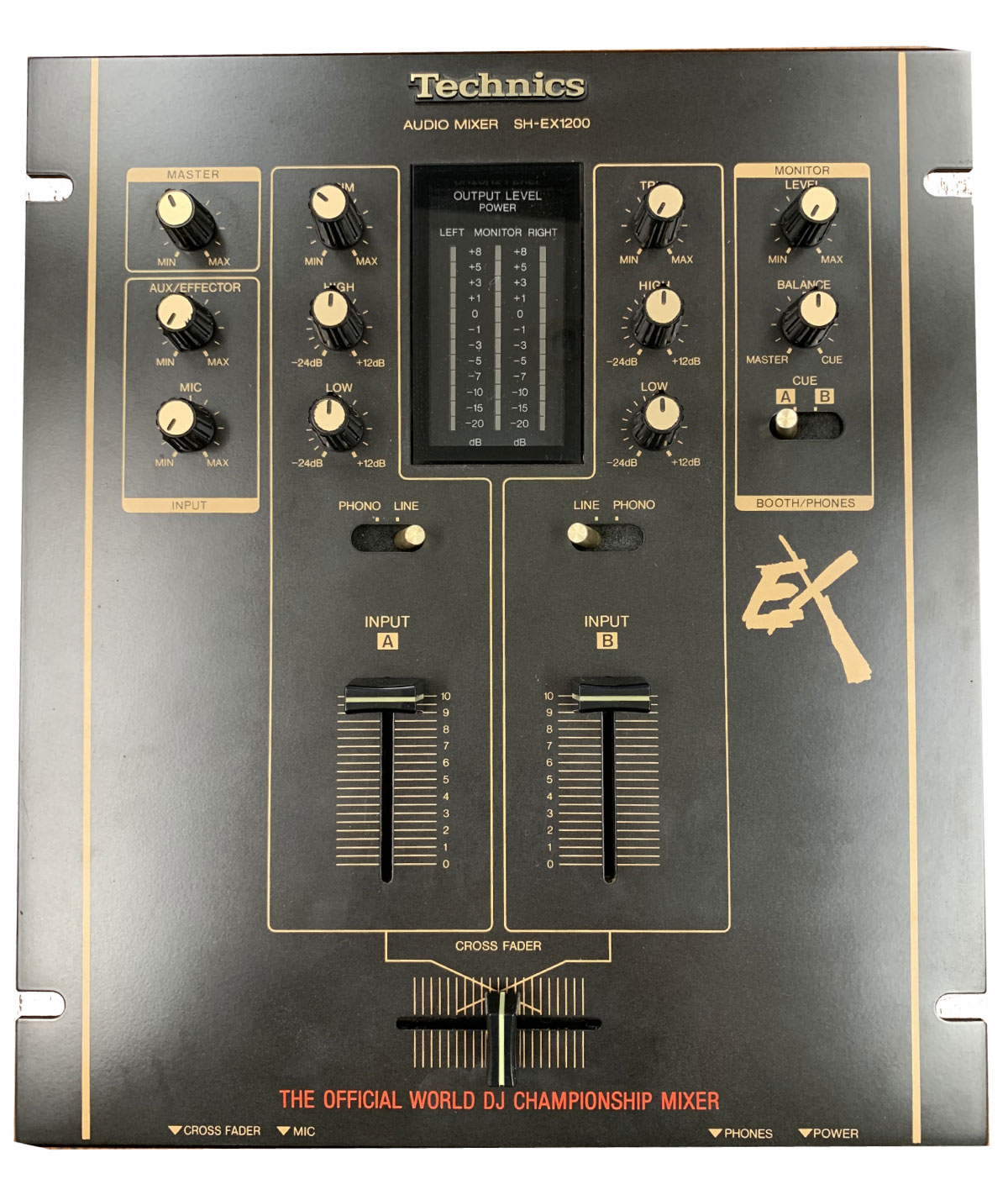 中古品のTechnics、DJミキサー/SH-EX1200 BKのご紹介です。