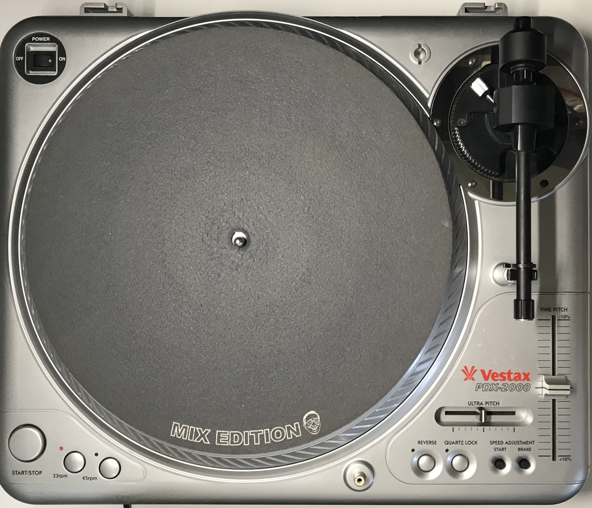 【中古品】Vestax/ターンテーブル/PDX-2000 ※足改造してます -DJ