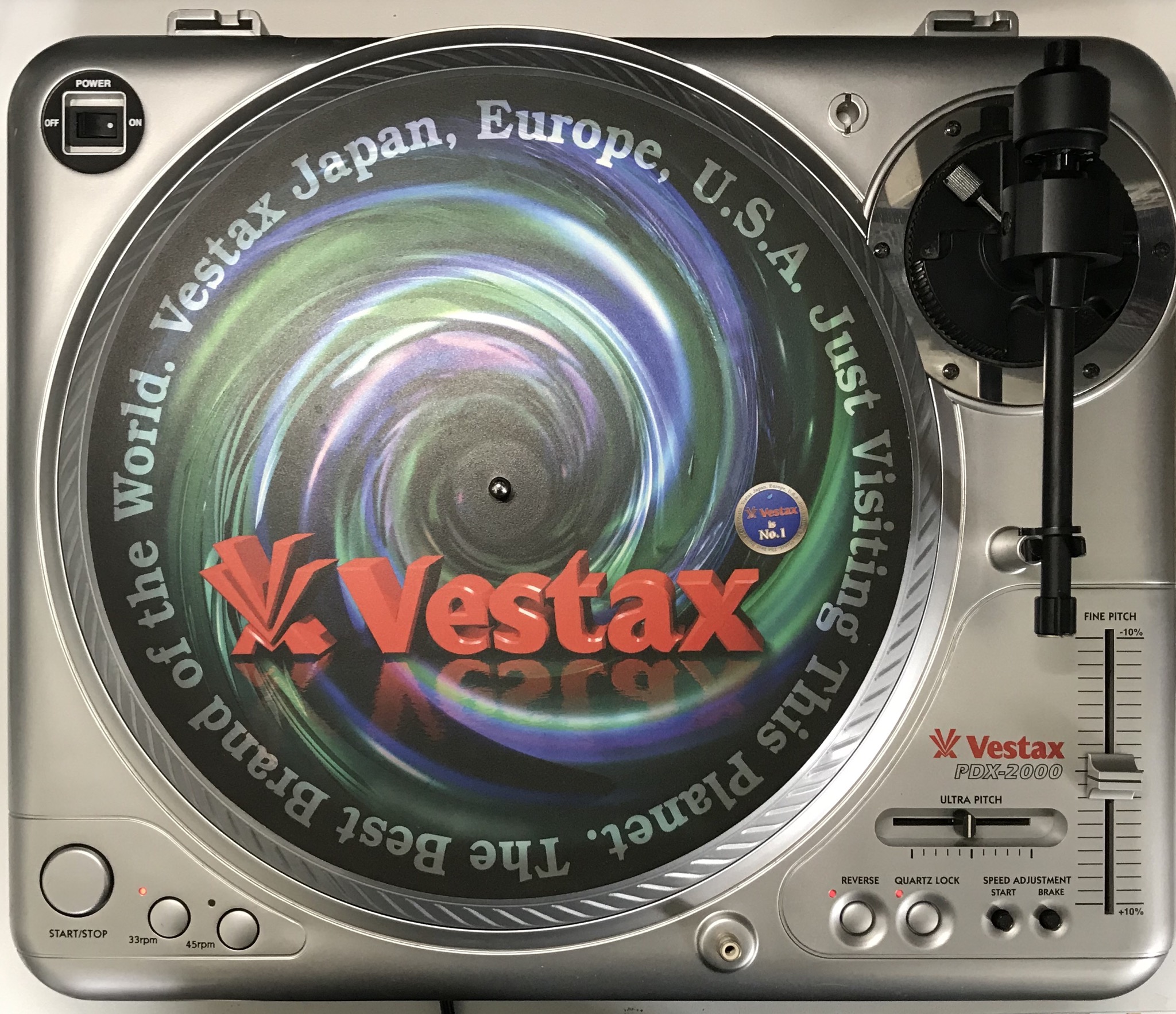 【中古品】Vestax/ターンテーブル/PDX-2000 -DJ機材アナログ 