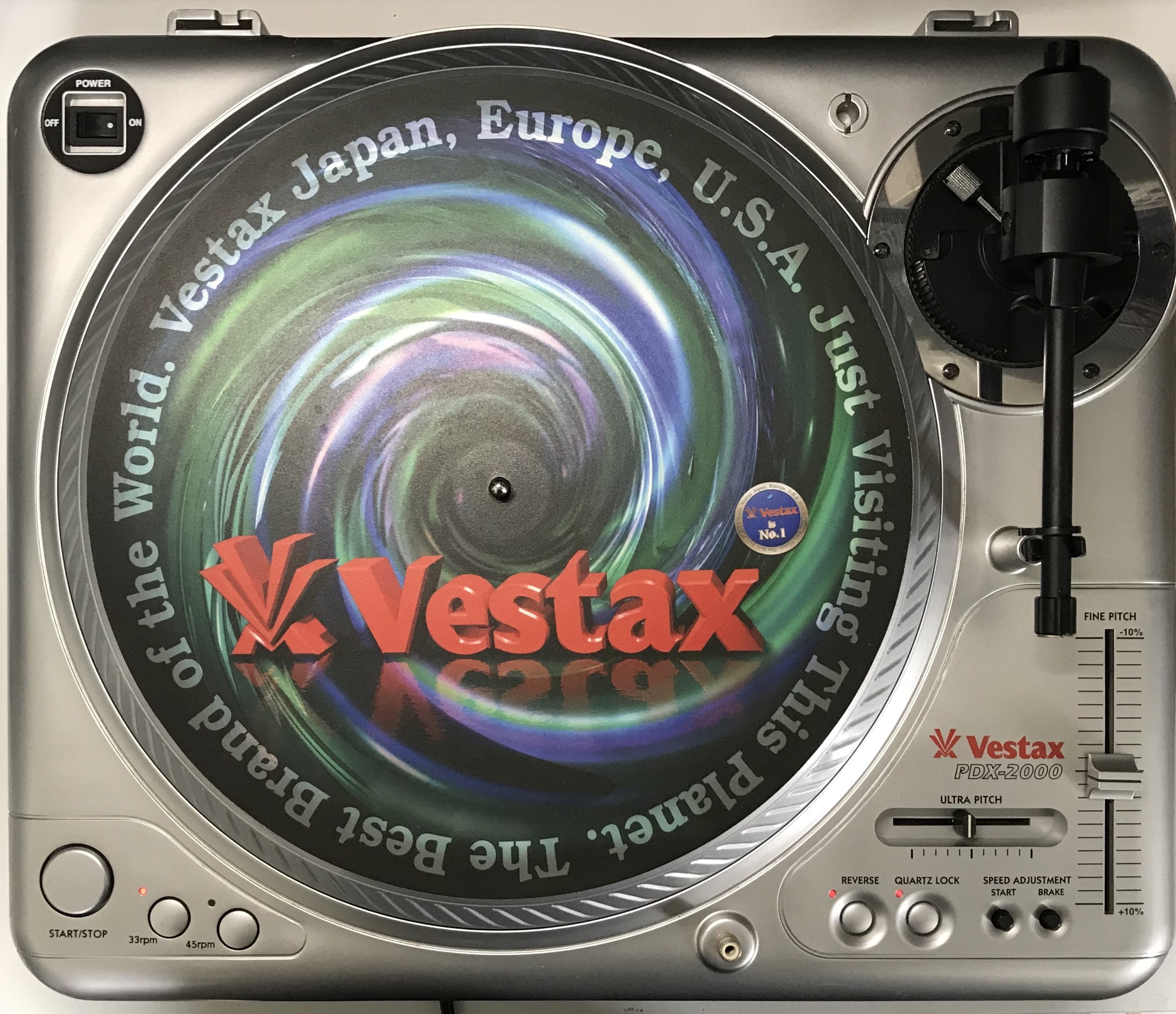 【中古品】Vestax/ターンテーブル/PDX-2000 -DJ機材アナログ