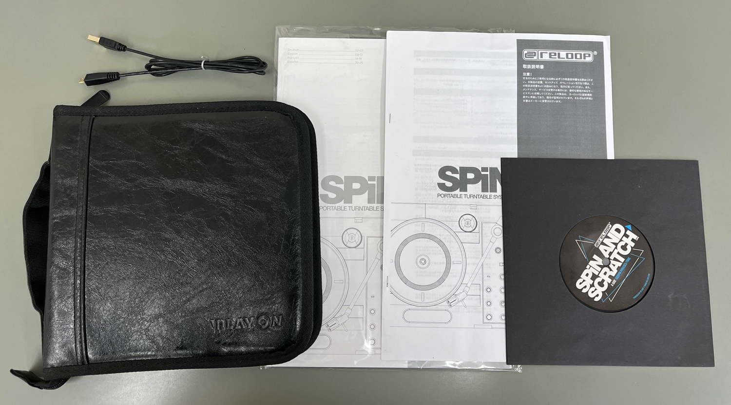 Reloop Spin & Dr.suzuki スリップマットSKRATCH Reloop Spin & Dr.suzuki スリップマットSKRATCH