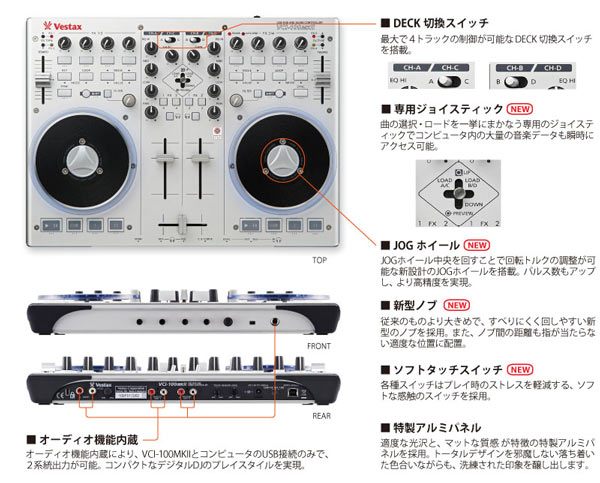 Vestax VCI-100 Mk2 Dj Controller