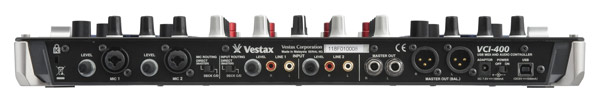 Vestax VCI-400 Rear