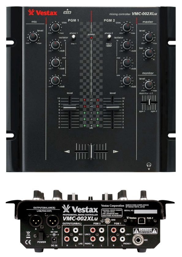 Vestax/DJミキサー/VMC-002XLu TUB -DJ機材アナログレコード専門店