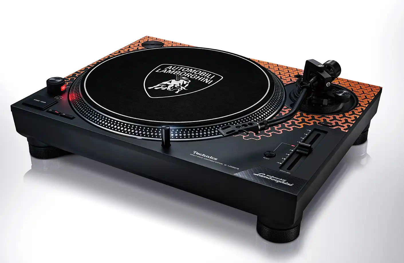 Technics SL-1200M7B Lamborghini Edition オレンジ