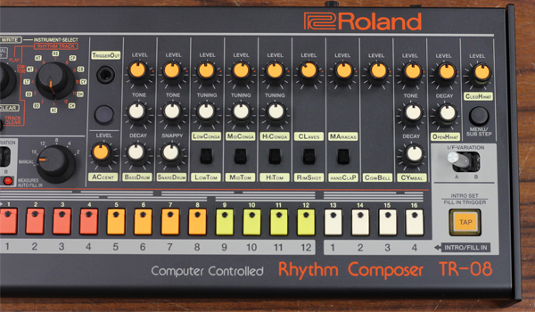 Roland Boutique】伝説の名機TR-808が復刻！「TR-08」