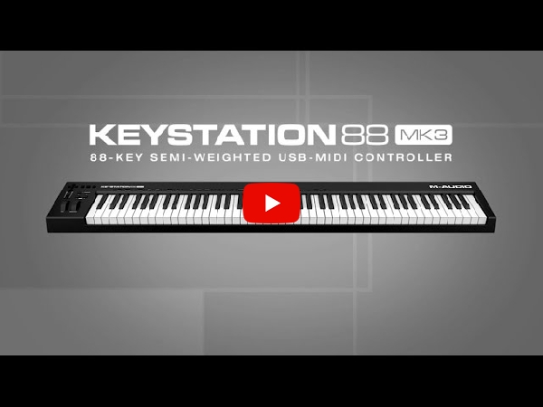 超人気MIDI鍵盤のKeystationから第三世代となるKeystation 88 MK3が 