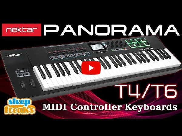 Nektar TechnologyのMIDIキーボード、Panorama T6のご紹介です。