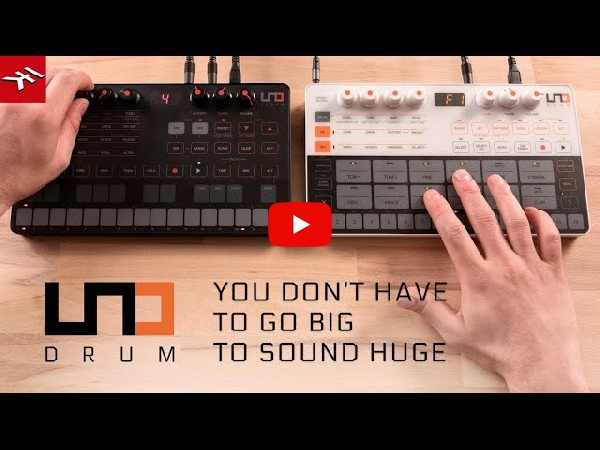 IK MultimediaのコンパクトなドラムマシンUNO Drumをご紹介いたします！