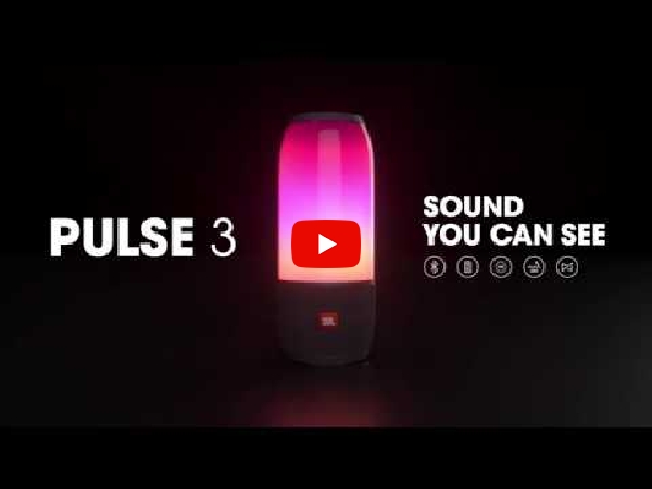 音に合わせてLEDが光る！】JBL/ポータブルスピーカー/Pulse 3【IPX7