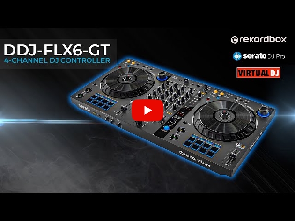Pioneer DJのPCDJコントローラーDDJ-FLX6-GTのご紹介です。