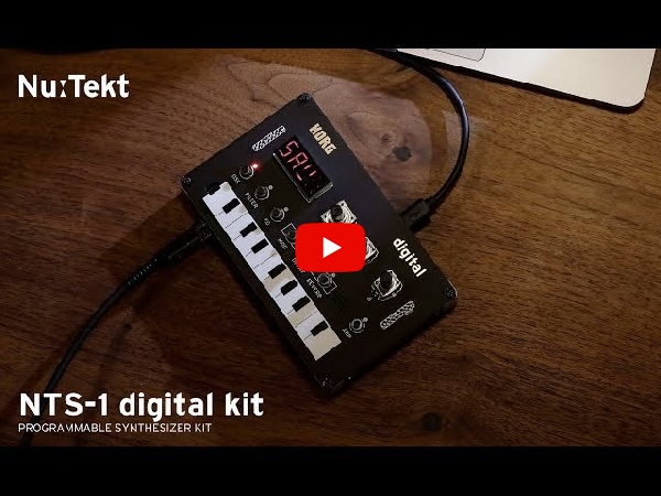 自分の手で組み立てて作るデジタルシンセサイザー、KORG NTS-1の