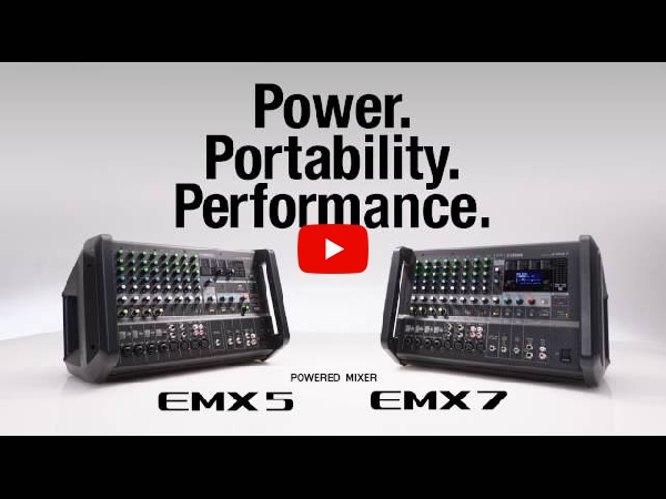 ヤマハ EMX62M 6ch パワードミキサー中古+secpp.com.br